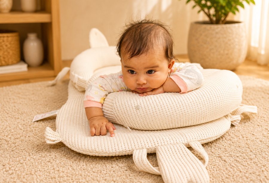 Tummy time, made gentler