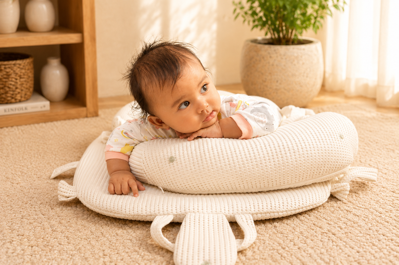 Parent and baby lifestyle moment with The Space